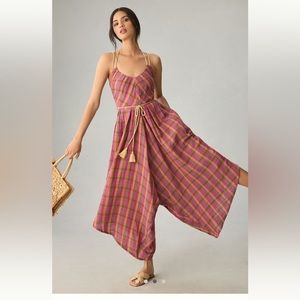 New Anthropologie Printed Harem Jumpsuit, Size 6